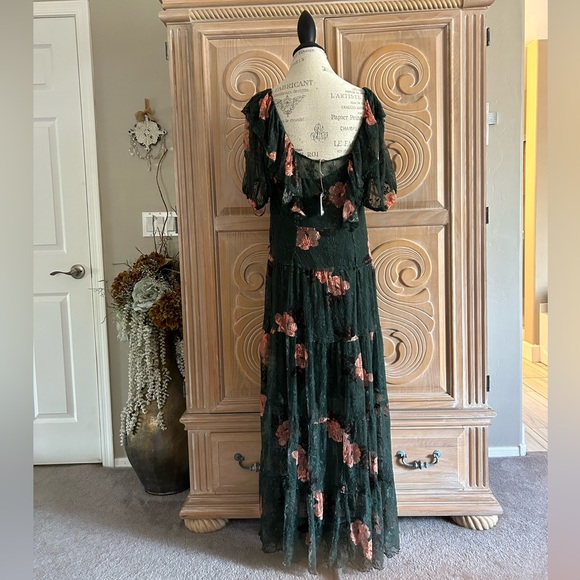 Free People Hollis Lace Maxi Dress size XL - Picture 4 of 11
